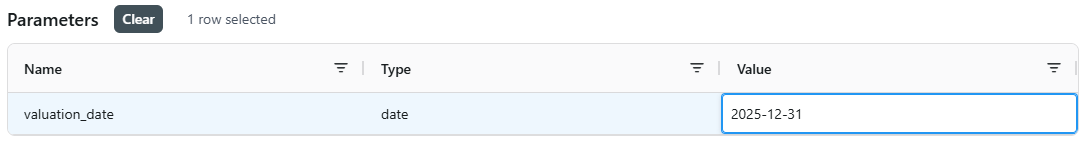 Setting Parameters