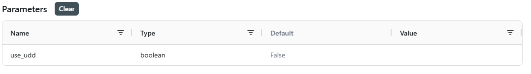 Setting Parameters